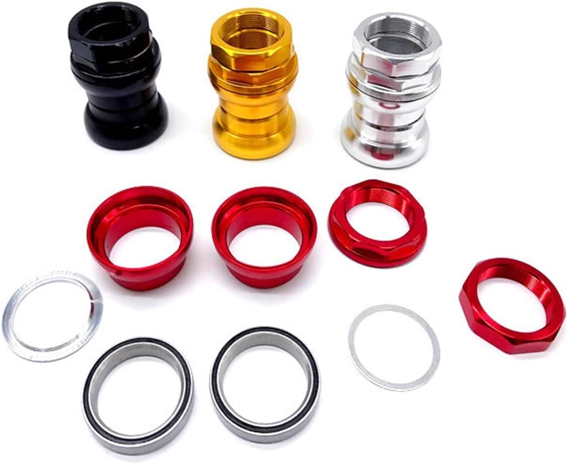 Bike Headset spacers Ultralight 75g Folding Bike Headset Compatible with Brompton Aluminum 34mm Bicycle External Headset Bearing Bike Headset Bearings