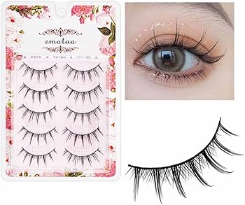 Amazon | つけまつげ ナチュラル人気 上まつげ 短い 濃い 人気黒