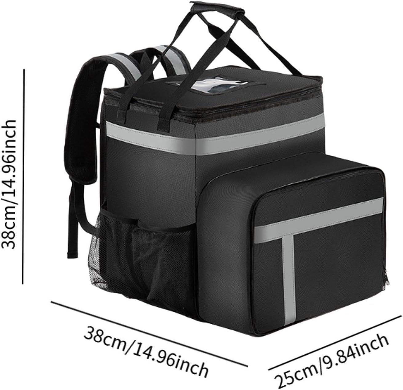 Food Delivery Backpack Insulated Food Delivery Bag Insulated Bag Large Pizza