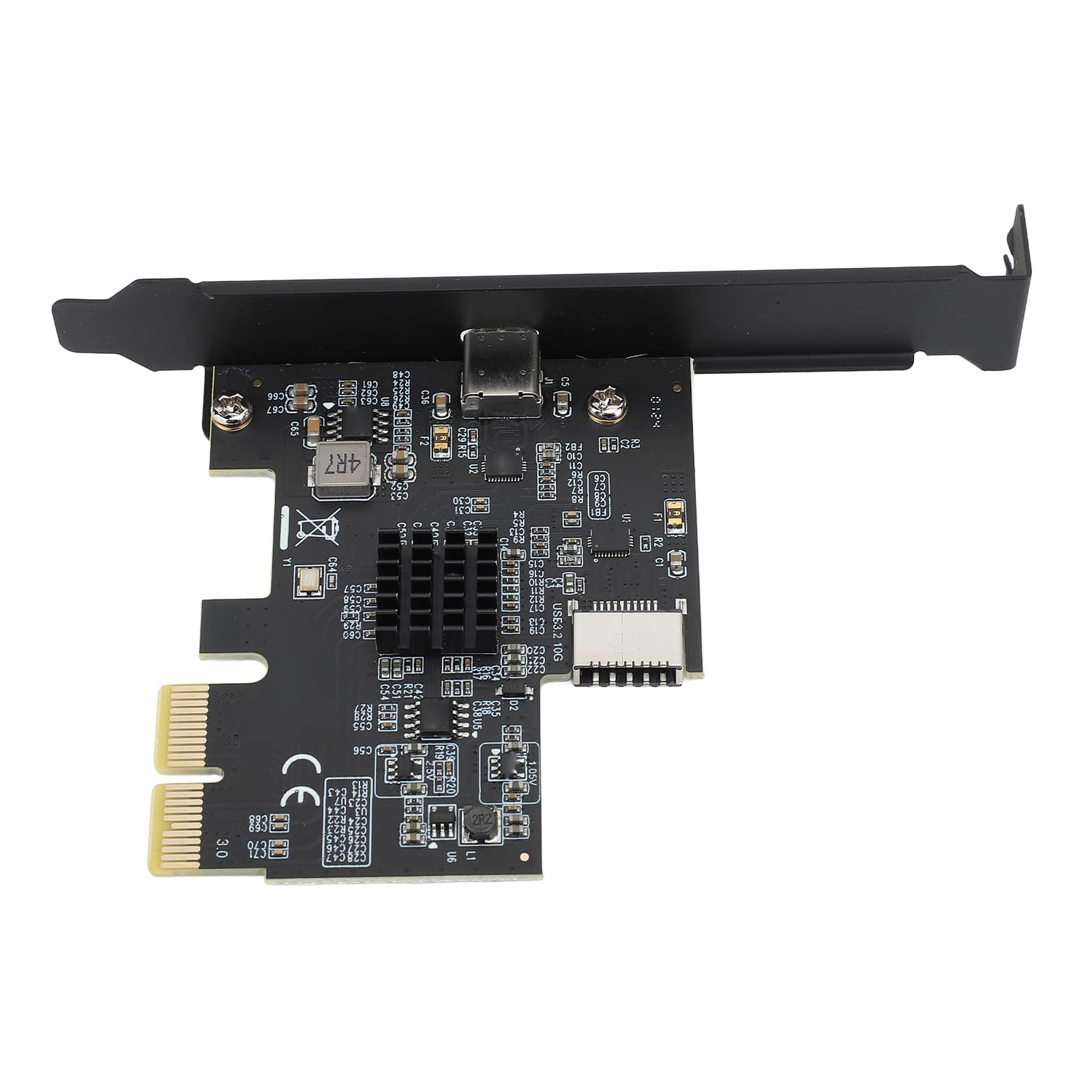Aramox USB 3.2 Gen2 10Gbps Carte D'extension, PCIe 2X Type C