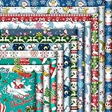 🎄 Geschenkpapier Weihnachten Edel🎄 Das Designteam von Y-home kombinierte klassische Weihnachtsmuster: Schneeflocken, Elche, Weihnachtsbäume, Weihnachtskugeln usw. und entwarf eigenständig dieses einzigartige . Wenn ein Freund oder ein Familienmitglied Ihr Geschenk in edel geschenkpapier weihnachten erhält, werden sie auf jeden Fall 