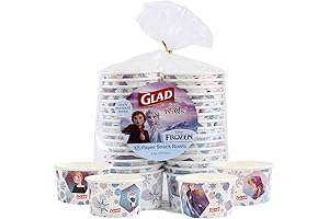 Glad for Kids Disney Frozen Paper Snack Bowls for Birthday Party