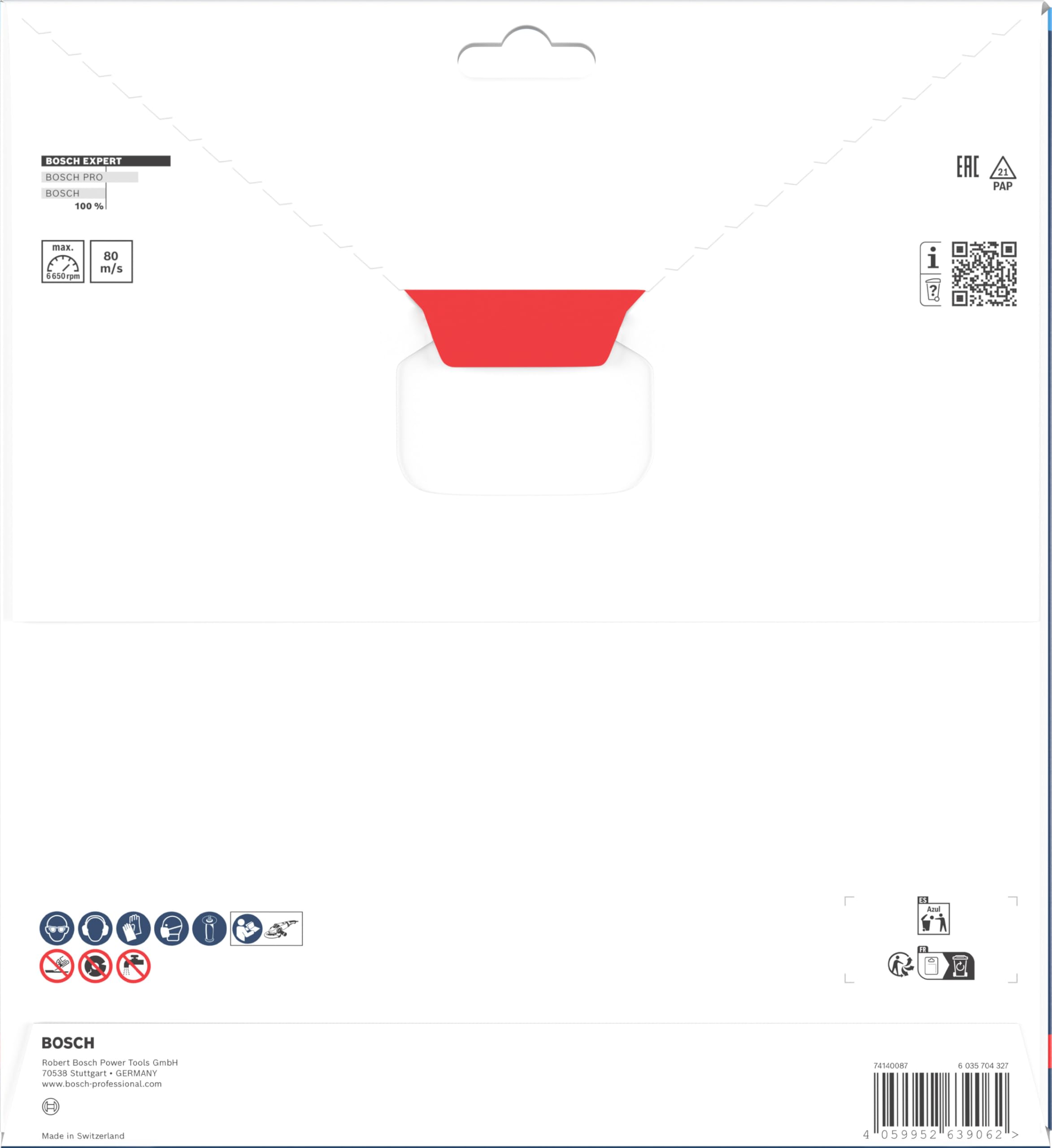 Bosch 1x Mola da taglio EXPERT Carbide Multi Wheel grandi (per Legno duro, Legno con chiodi, Ø 230 mm, Professional Accessorio Smerigliatrice angolare grande)