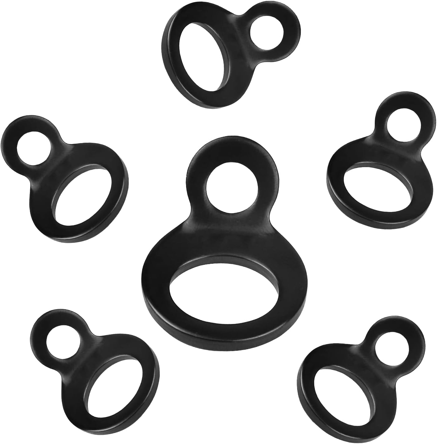 Dirt Bike Tie Down Strap Rings for Motorcycle Dirtbike ATV Trailer Truck – Strap Your Bike securely (6 pcs) : Automotive