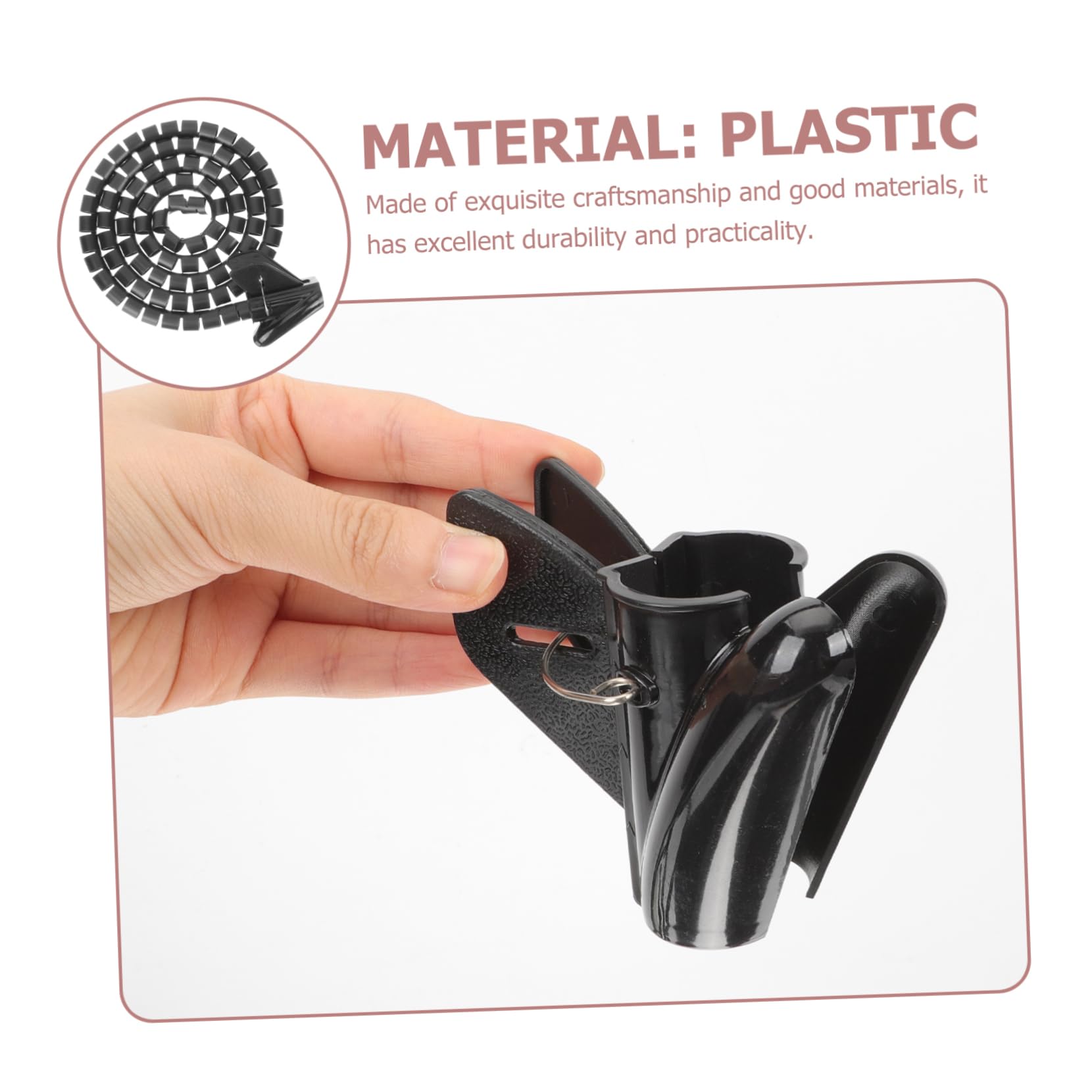 DOITOOL 4piezas Manga Flexible De Gestión De Cables para Organizar Cables Tubo Enrollable para Mantener El El y