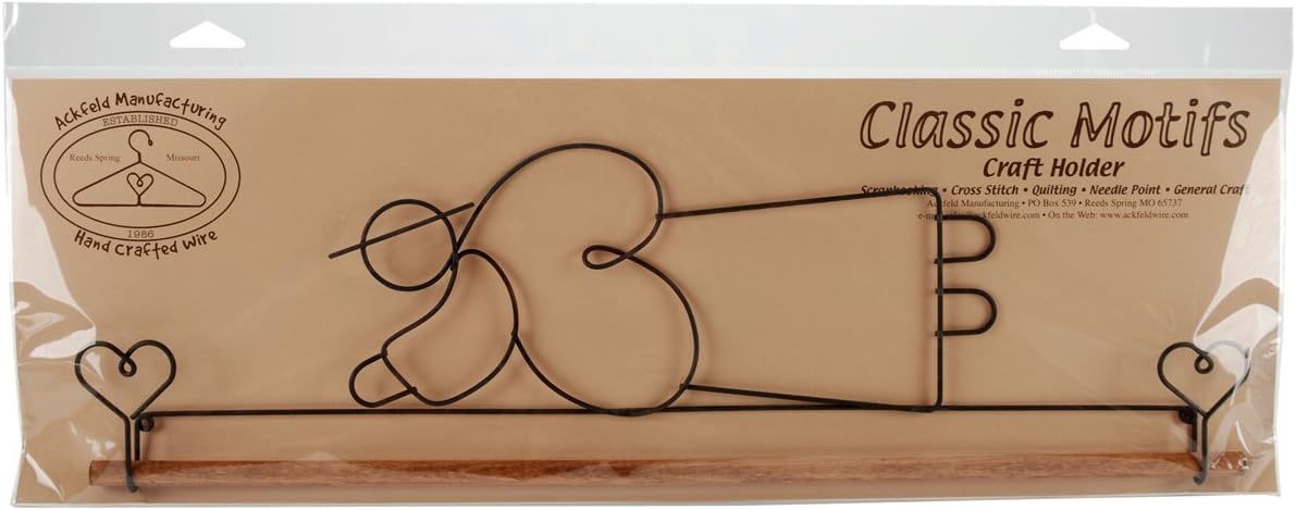 Fabric Holder W/16" Dowel-Flying Angel