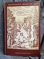 Renaissance Drama IX 1966 B0066DNPX4 Book Cover