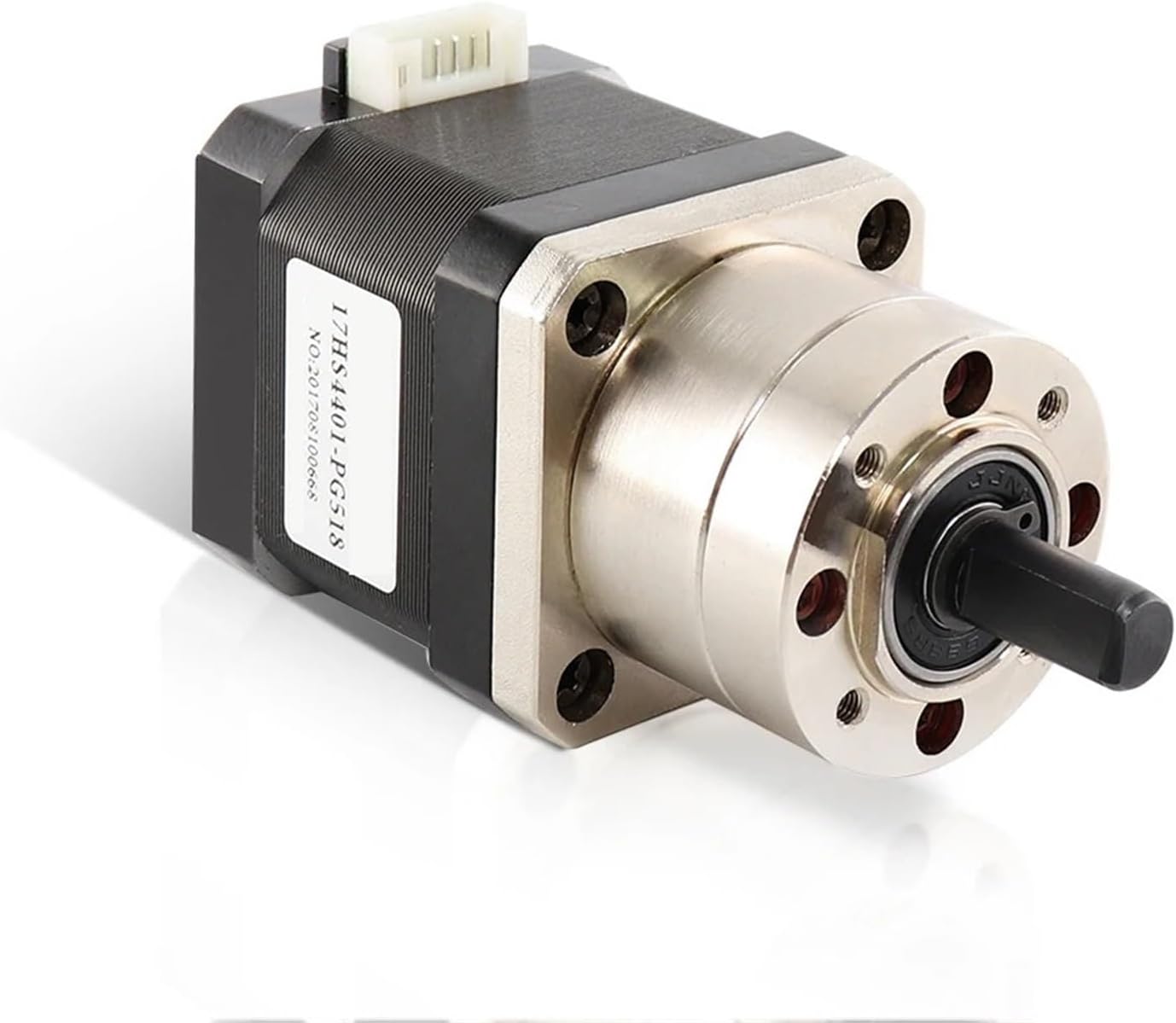 Nema17 17HS4401S-PG5.18：1 Extruder Gear Stepper Motor Ratio Optional Planetary Gearbox Step Geared for 3D Printer(Ratio 368-1)