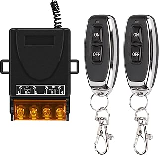 AC 110V 220V 240V Remote Control Switch 433mhz 30A Wireless Relay Switch for Pump, Household Control, Industrial Control etc