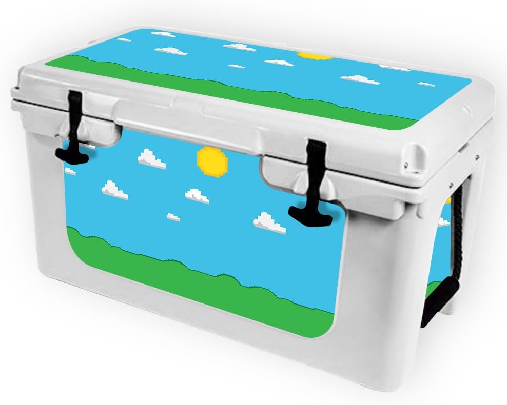MightySkins (Cooler Not Included) Skin Compatible with RTIC 45 Cooler (2017 Model) - Gamer Landscape | Protective, Durable, and Unique Vinyl Decal wrap Cover | Easy to Apply | Made in The USA