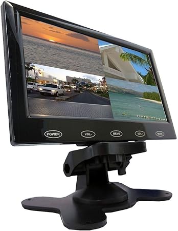 Amazon Co Jp 液晶モニター 7インチ Hdmi Vga 対応 モニター ディスプレイ 小型 で 持ち運び に便利 パソコン 周辺機器