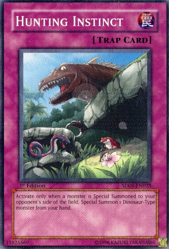 Yu-Gi-Oh! - Hunting Instinct (SD09-EN028) - Structure Deck 9: Dinosaur's Rage - 1st Edition - Common