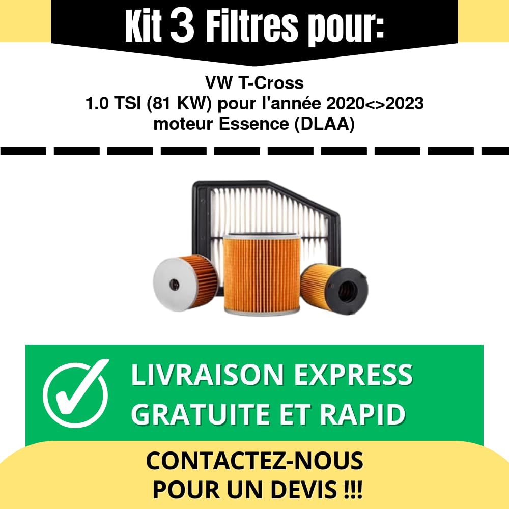 Kit Tagliando VOLKSWAGEN T-CROSS | Prezzo Online