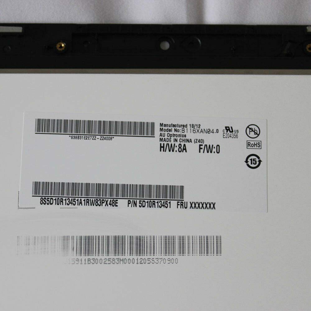 Replacement LCD Touchscreen Digitizer For Lenovo 300e Chromebook - 11.6" 1366x768 LED Display (Model NMB461)