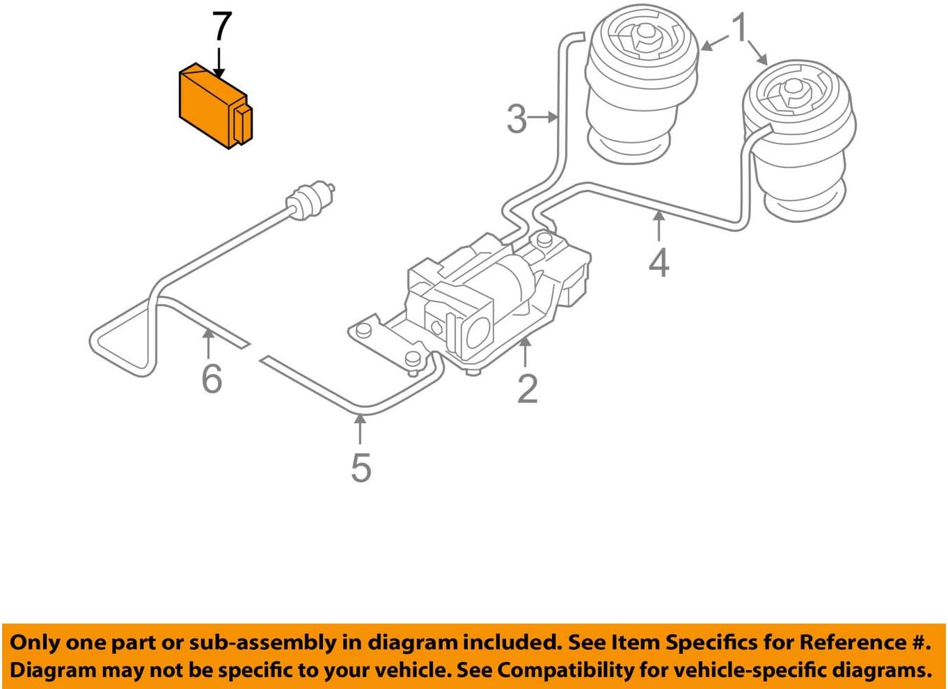 BMW Control Unit, AIR Suspension371020 Automotive