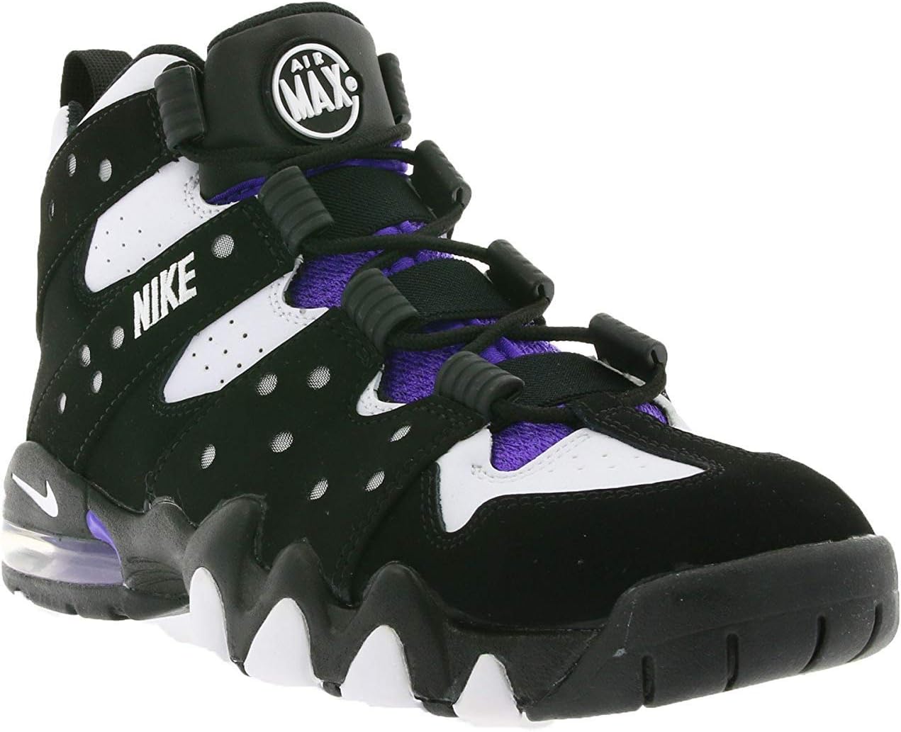 nike air max2 cb 94 black white pure purple