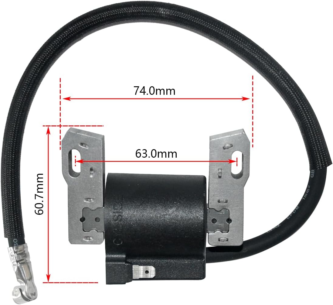 2Pcs 592846 Ignition Coil Fits for 691060 592846 799651 499447 Ignition Coils Compatible with 4035A7 404577 403677 Engines with 2Pcs Spark Plug
