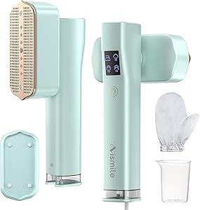 Sundu Steamer for Clothes,Portable 2-in-1 Travel Steamer&Iron,15s Fast Heat-up,100ml Water Tank,Ironing Gloves,25 Min Powerful Continuous Steam,1200W&4 Modes Light Steam Iron for Travel&Home(Mint)