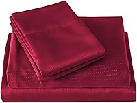 Vista 188 de HENGWEITEXT 18 Inch Cal King Sheets Deep Pocket,4 Piece Sheet Set Breathable and Cooling,Microfiber Sheet Set Deep Pocket,Wrinkle Free Shrinkage &