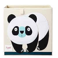 Vista 48 de 3 Sprouts Toy Storage Organizer: Toy Box Cube Organizer for Playroom, Nursery - Foldable Storage Bin - Sheep