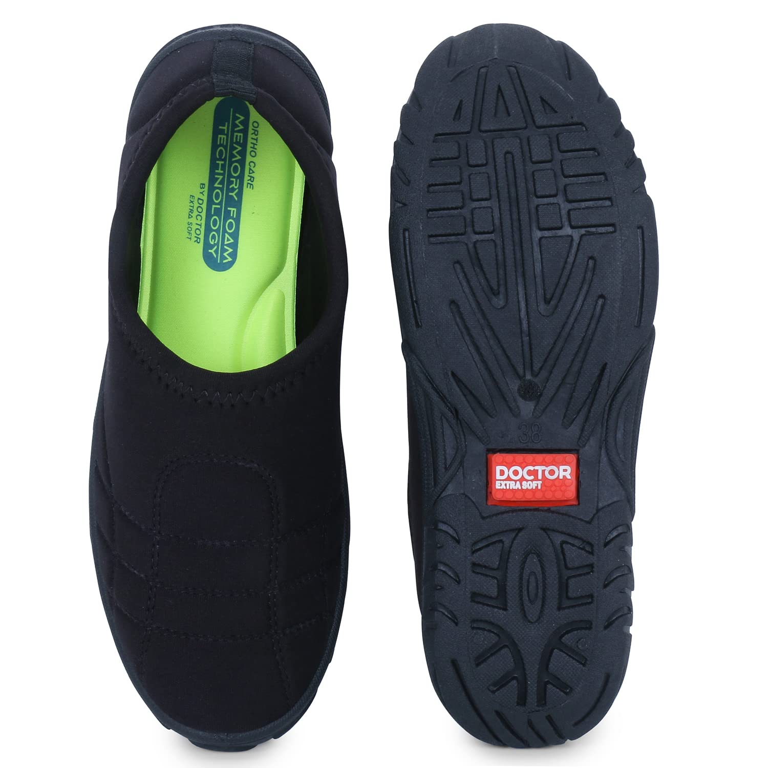 DOCTOR EXTRA SOFT Memory Foam Women's Shoes for Walking Gym Training,Casual, Sports,Slip-On,Lightweight Lace up Athletics Slipon Running Sneaker for Ladies and Girls 4 61UtPACtTPL. SL1500