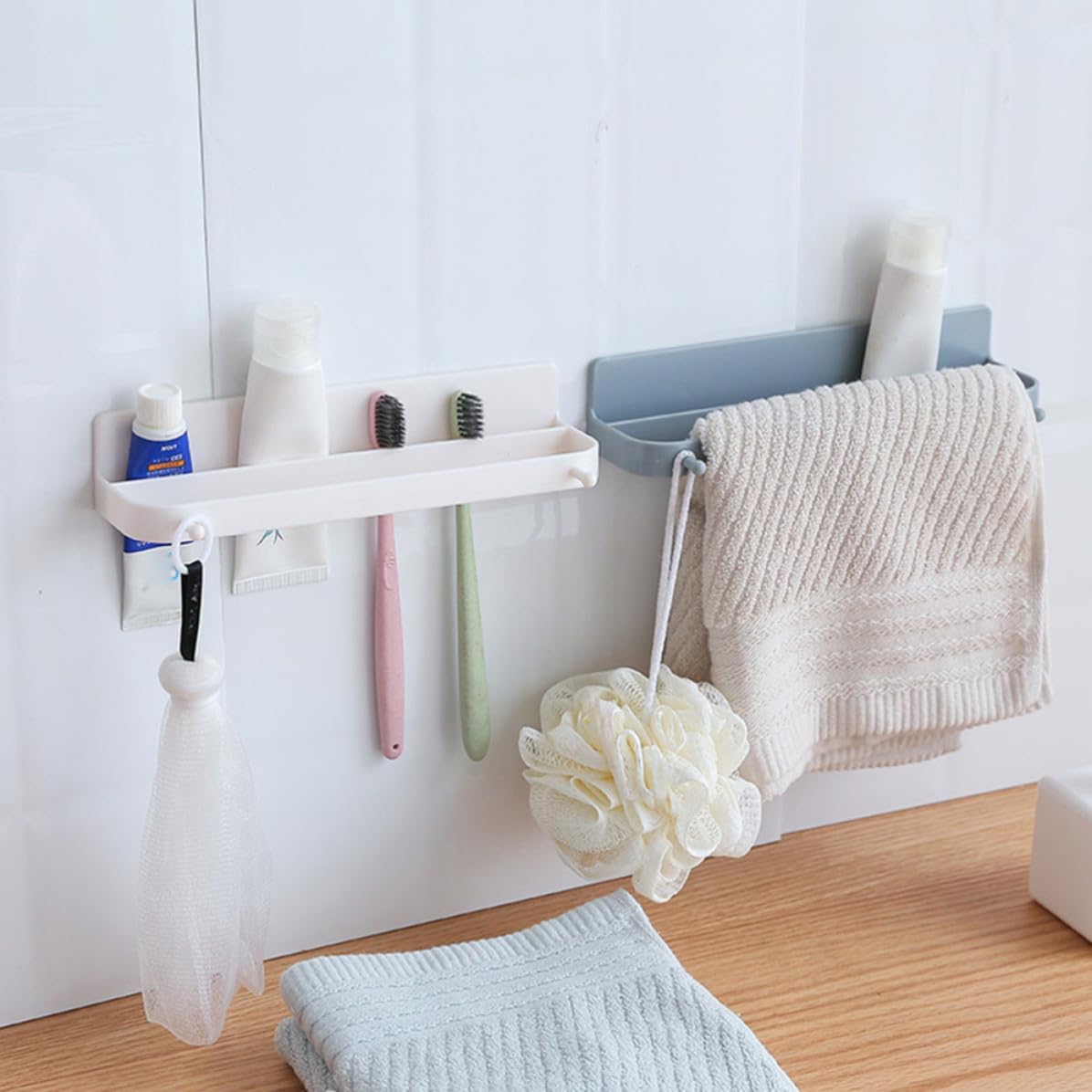 TEHAUX Plastic Hanging Organizer for Door Storage Wall Mounted Shoes Rack