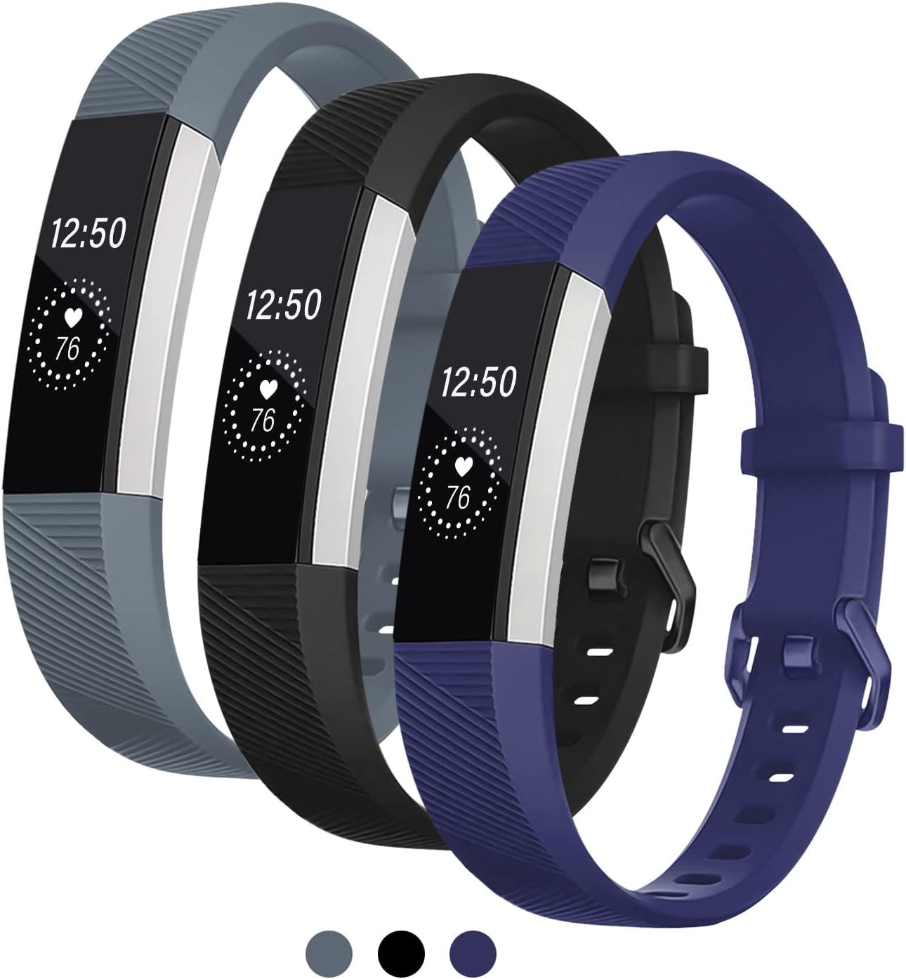 Vitty for Fitbit Charge 2 Strap for Women and Men, Charge 2 Bands Adjustable Replacement Silicone Sport Wristband for Fitbit Charge 2