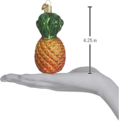 Miniatura 7 de Adornos de Old World Christmas Selección de frutas - Adornos de vidrio soplado para árbol de Navidad, sandía