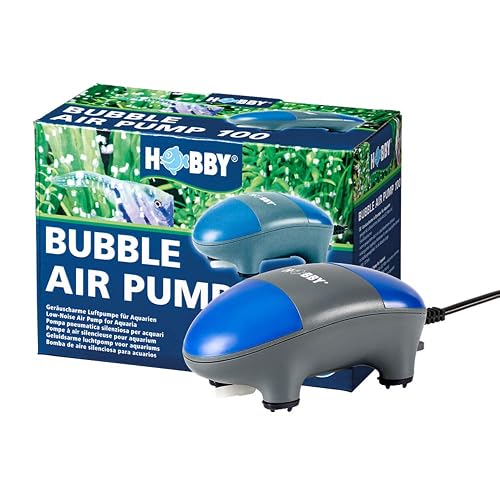 Hobby 00690 Bubble Air Pump, 100/50-100 l, Gris y Azul