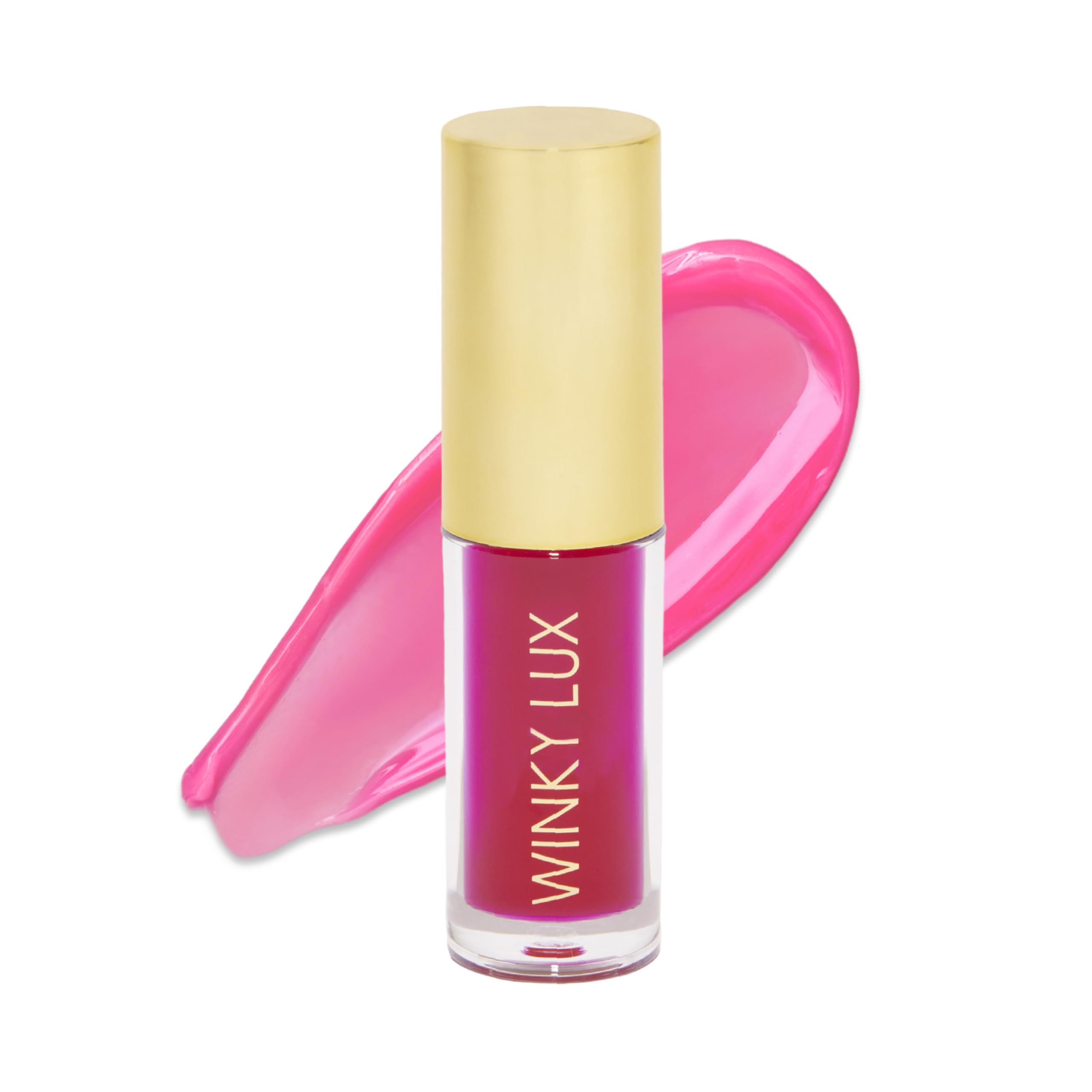 Winky Lux Ultra-Nourishing Tinted Lip Oil - Luscious, Cool Pink
