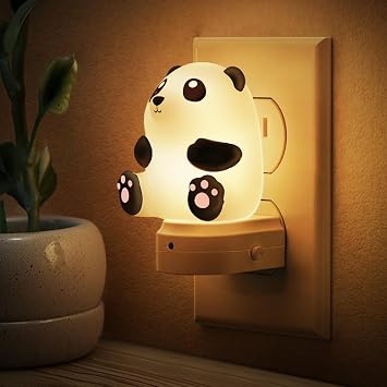 L LOHAS LED Night Light for Kids, 3D Cute Night Light Plug in