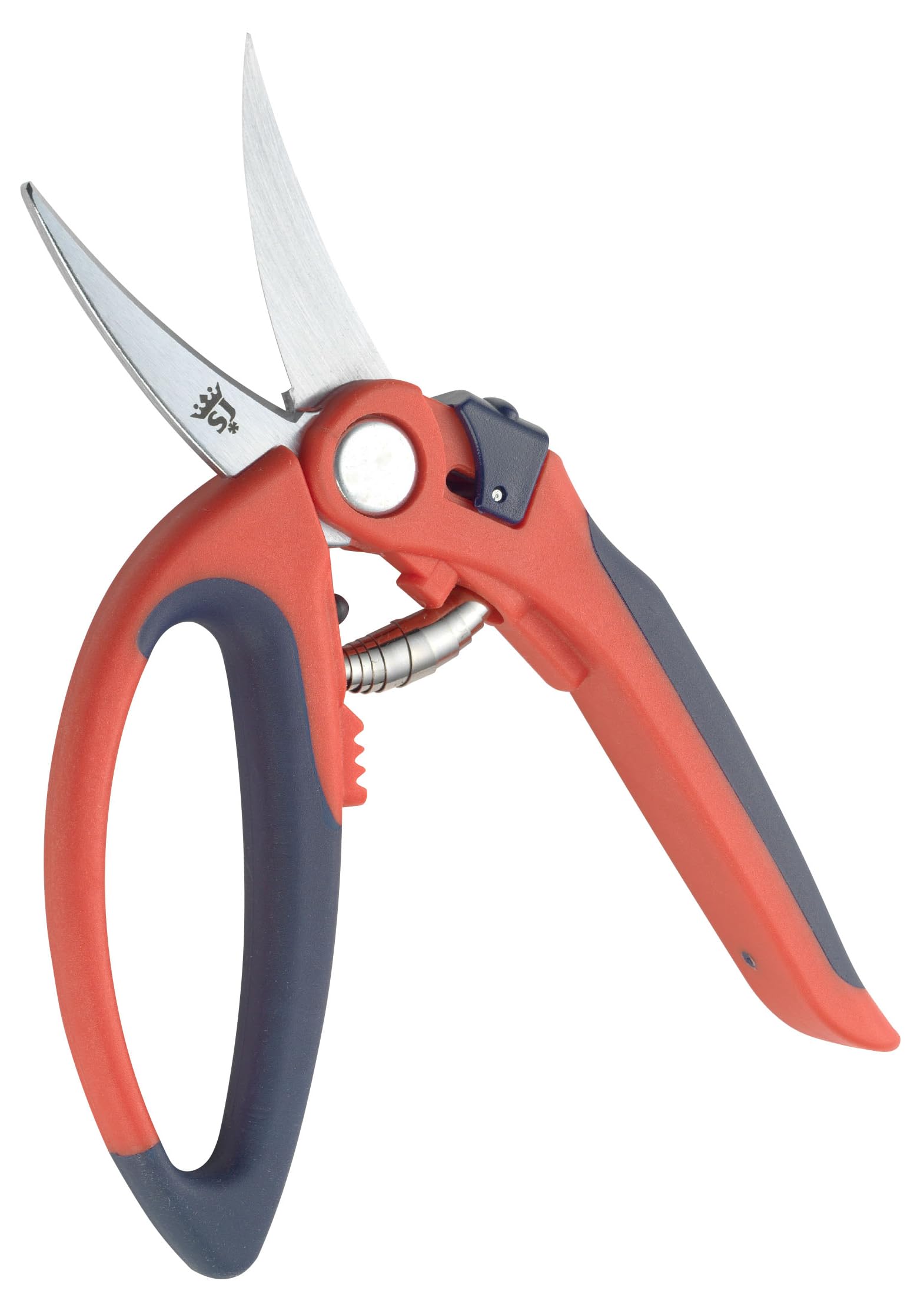 Spear & Jackson 6061GPS Razorsharp Loop Handled General Purpose Garden Snips with Carbon Steel Blades, Ergonomic Soft Grip Handle, Safety Lock & Stem Crusher