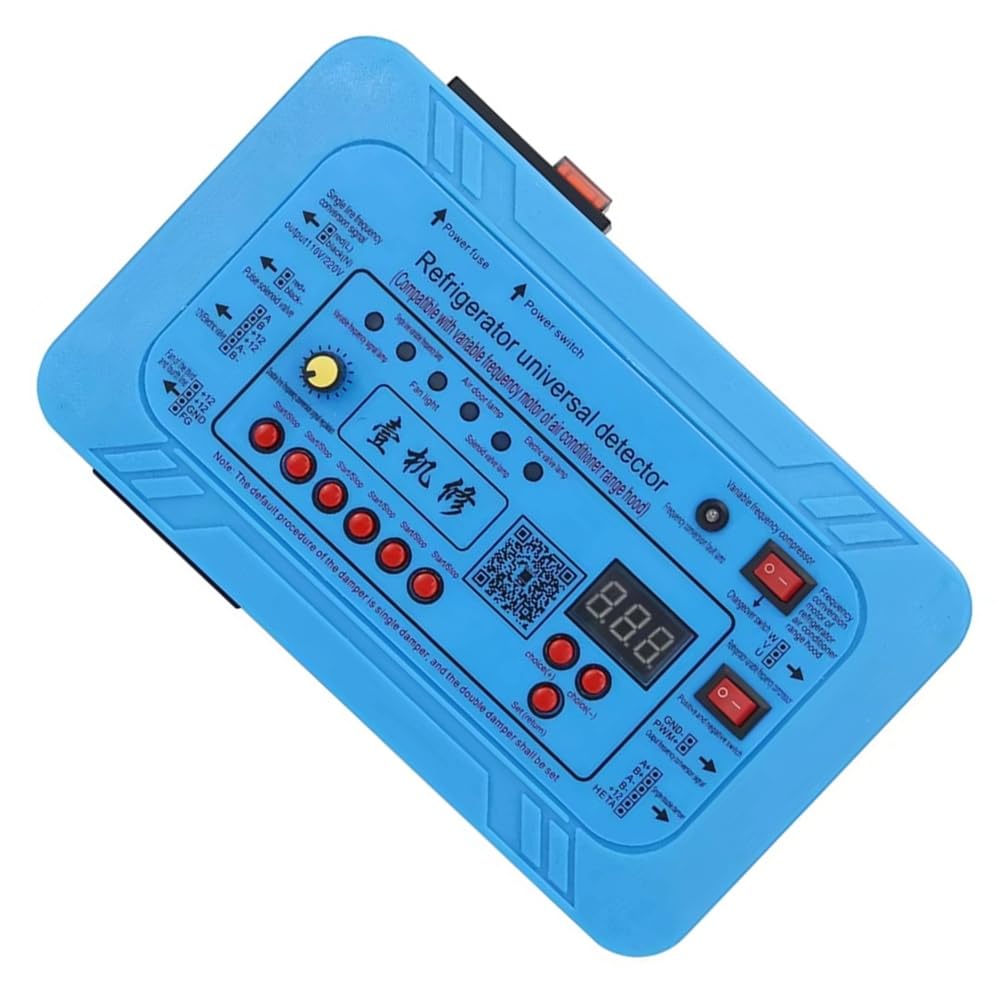 Detector de Compresor de Refrigerador con Inversor Universal 18 en 1 de 220 V, Compuerta de Ventilador, Placa Inversora, Comprobador de Fallas de Válvula Solenoide.