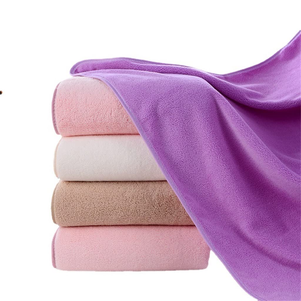 Serviette de plage en velours corail epais grande serviette de bain