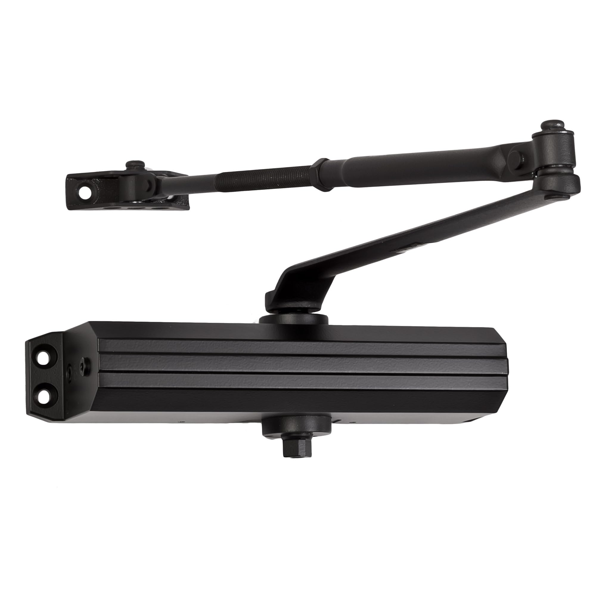 Lawrence Medium/Heavy Duty Door Closer Commercial Grade 1 - Surface-Mounted Commercial Automatic Door Closer with Adjustable 6-Speed Control and 3 Valves - Embassy Series LH5016