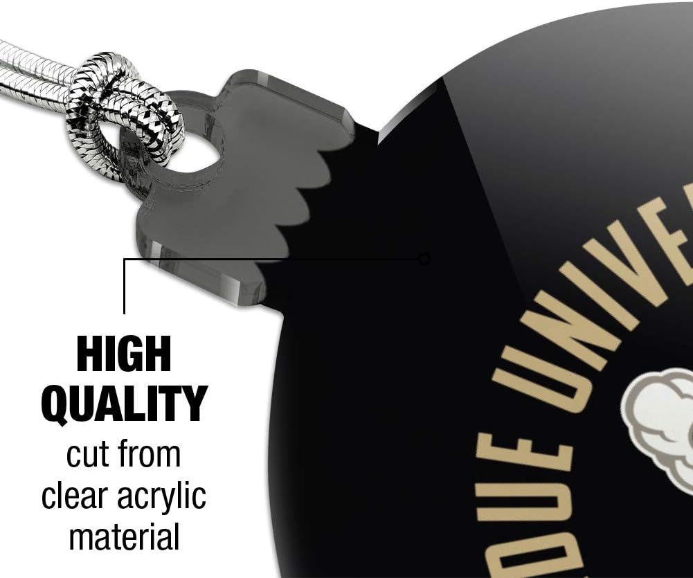 GRAPHICS & MORE Purdue Boilermakers Acrylic Christmas Tree Holiday Ornament - Image 4