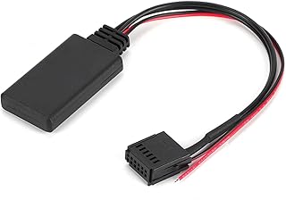 Ford Fiesta 06 Bluetooth + Módulo Bluetooth para carro, cabo AUX‑IN, adaptador de áudio sem fio, adequado para Ford Focus/Mondeo/Fiesta 6000 CD