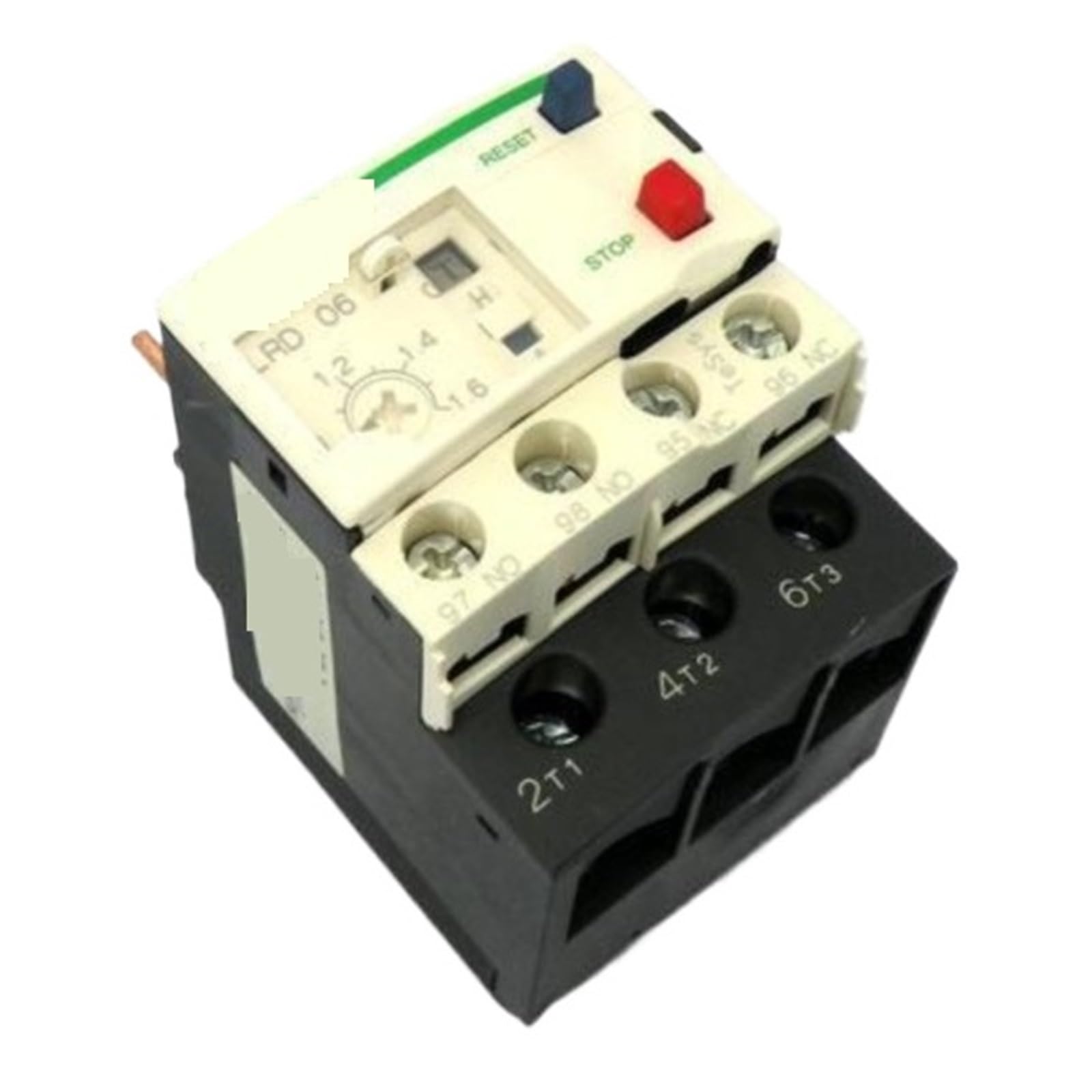 Relais thermique LRD06C triphasé 1 à 1.6A disjoncteur surcharge moteur
