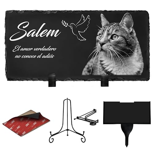 Eternel - Placa funeraria Personalizada Paloma para Animales