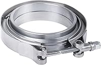 Vista 9 de Kit de abrazadera de brida en V de 2.25" con cresta de acero inoxidable de repuesto para tubo de escape de 2.25 pulgadas JDMSPEED