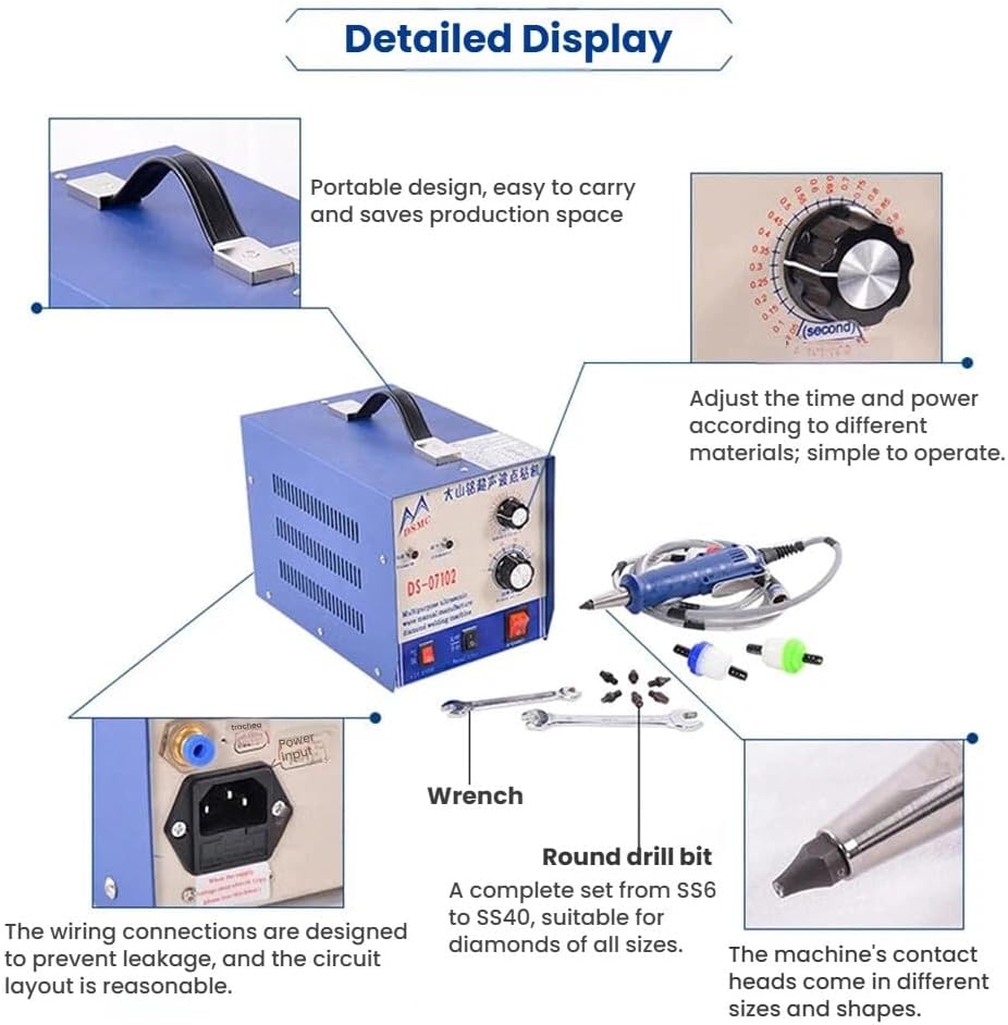 Multi-Function Manual Rhinestone Setter,Gem & Stud Welder for Apparel,Caps,Phone Cases,Crafts,Complete Starter Kit