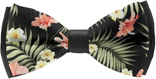 AMRANDOM Mens Bowties Pre-tied Formal Adjustable Bow Tie for Wedding Party Prom