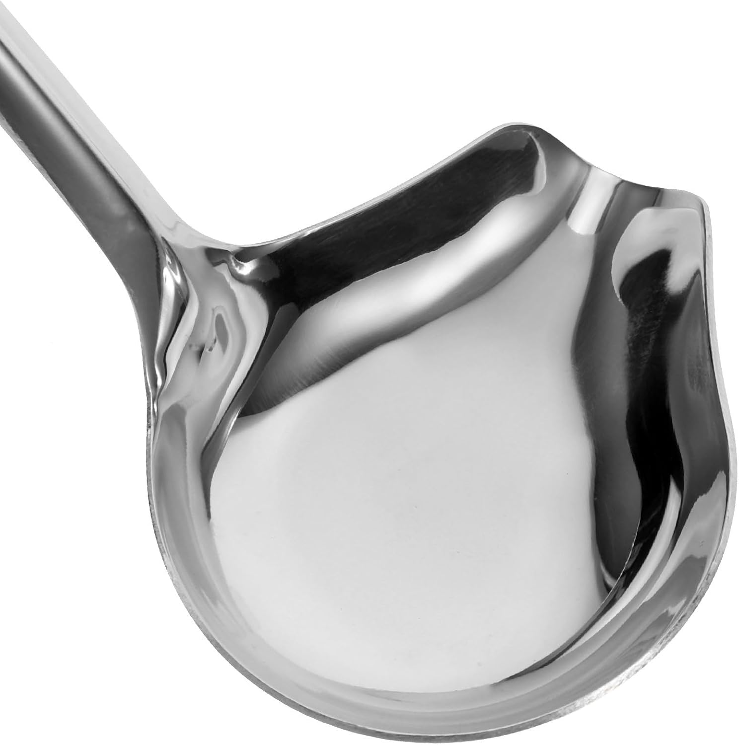 Stainless Steel Sauce Ladle 2pcs Drizzle Spoon for Soup Serving