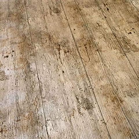 QPC DIRECT Wooden Plank Rustic Wood Effect Print PVC Oilcloth Table Cover Vinyl Tablecloth 2 Metres Cover
