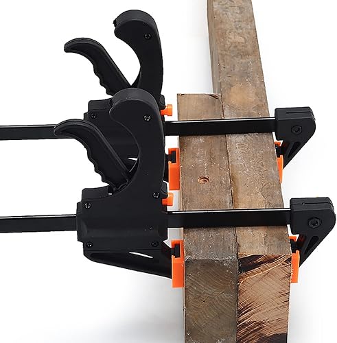 Miniatura 5 de 4 clips para carpintería, abrazadera F, de liberación rápida, herramienta de carpintero resistente, herramienta de mano para carpintería