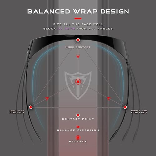 Miniatura 5 de ATTCL Gafas de sol polarizadas para hombres y mujeres, gafas de protección UV para conducir y actividades al aire libre