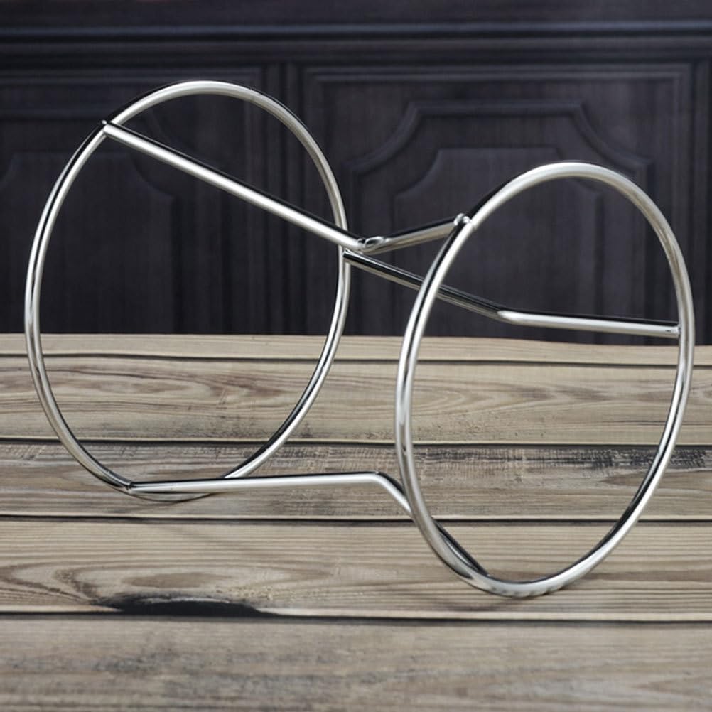 Tofficu Funnel Shelf Stand with Stainless Steel Frame 6.69X5.31X5.31In for Kitchen Cake Decorating and Octopus Ball Funnel Accessory