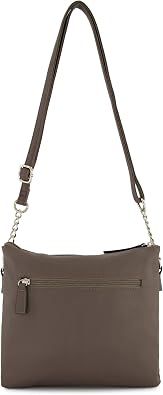 Rosetti Women's Midge Crossbody Bag, Faux Leather Purse, Adjustable Strap | Faux Leather