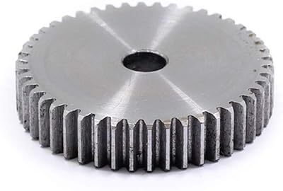YINGJUN 1M 85 Teeth Spur Gear Pinion 85T 1 Mod Right Teeth Positive Gear 45 Steel Gears Rack for CNC Transmission (Number of Teeth : 85 Teeth)