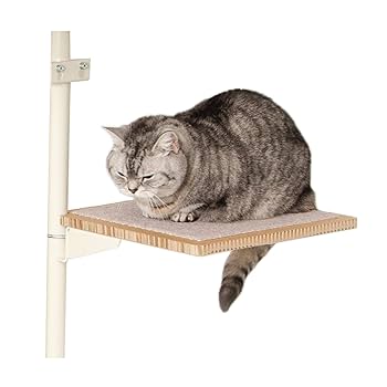 【猫】天板こちらで用意　　￼カウンターのみ販売 Amazon | キャットタワー専用 交換棚板 (ブラウン)【ねこゴロン